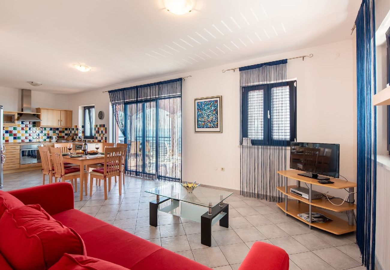 Ferienhaus in Ravni - Herrlicher Meerblick - Ferienhaus Alis