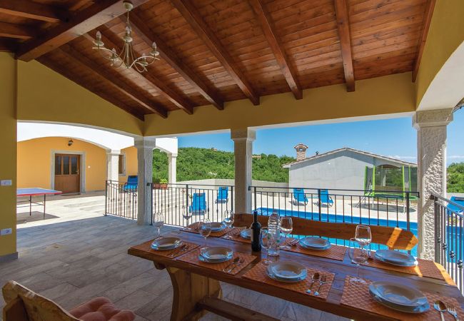 Villa in Koromacno - Santa Lucia – Villa mit privatem Pool und Meerblick Villa in Koromacno - Santa Lucia – Villa mit privatem Pool und Meerblick