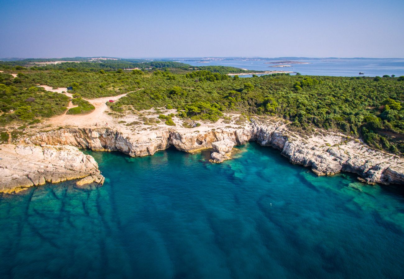 Ferienwohnung in Premantura - Villa Frida - Apartment Rosemary mit Balkon 