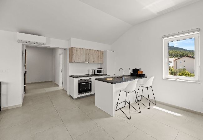 Ferienwohnung in Cres - Bezaubernde Sommerwohnung mit Meerblick Ferienwohnung in Cres - Bezaubernde Sommerwohnung mit Meerblick