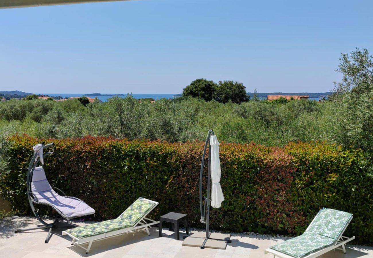 Villa in Fažana - Villa mit Pool und Meerblick in Fazana - Horizont