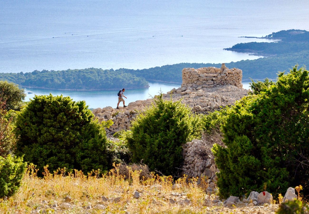 Ferienwohnung in Supetarska Draga - Anamar–Apartment mit zwei Schlafzimmern,Meerblick
