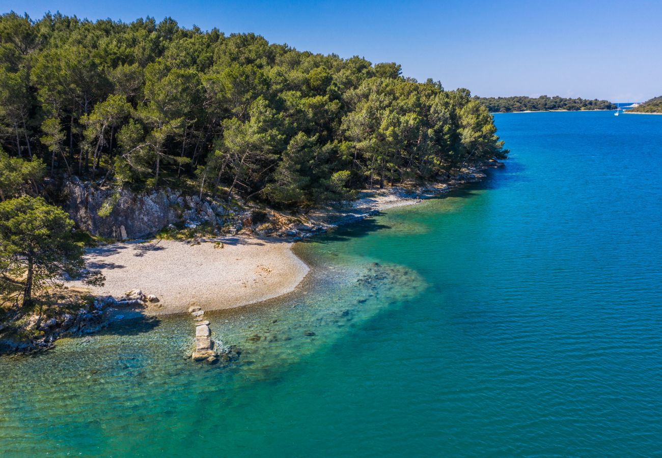 Ferienwohnung in Vintijan - Villa Vintiana – Gemeinschaftspool, 1 Schlafzimmer