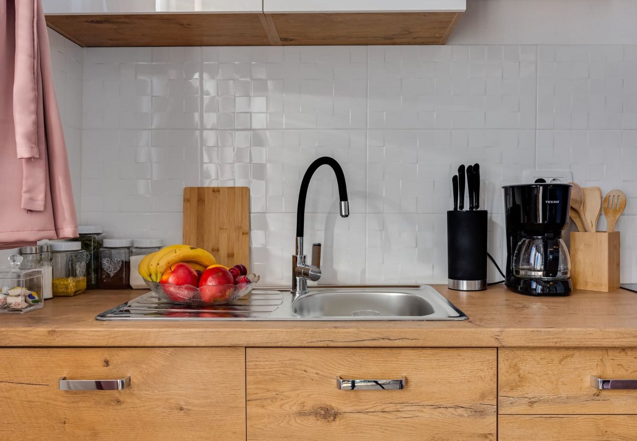 Ferienwohnung in Karlobag - Apartments Rina - Apartment mit einem Schlafzimmer und Meerblick A2