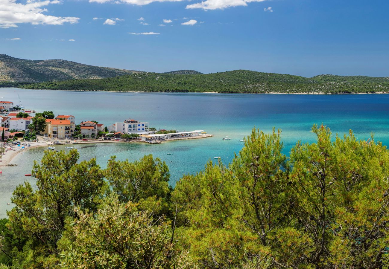 Ferienwohnung in Žaborić - Apartments Marijana Žaborić - Meerblick A1