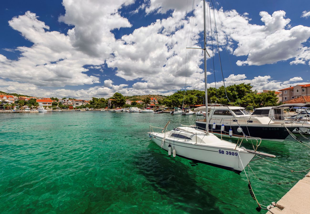 Ferienwohnung in Žaborić - Apartments Marijana Žaborić - Meerblick A1
