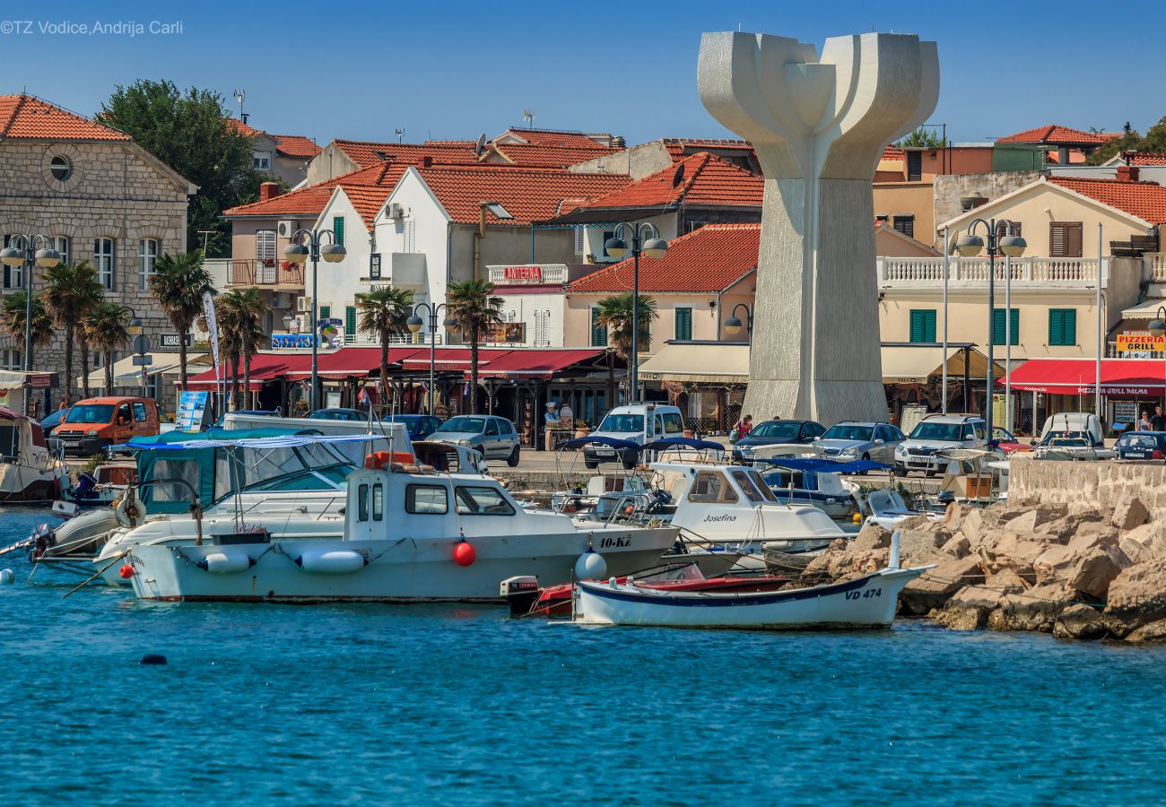 Ferienwohnung in Vodice - Apartments Nikol - Apartment mit zwei Schlafzimmern und Meerblick A6