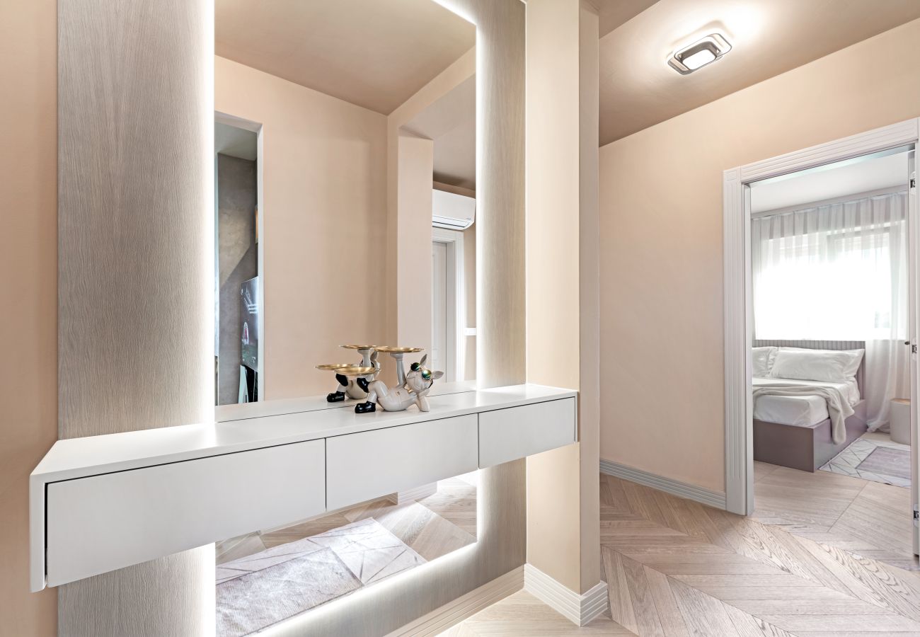 Ferienwohnung in Šibenik-Brodarica - Luxusapartment Tisa – Apartment mit drei Schlafzimmern und Meerblick