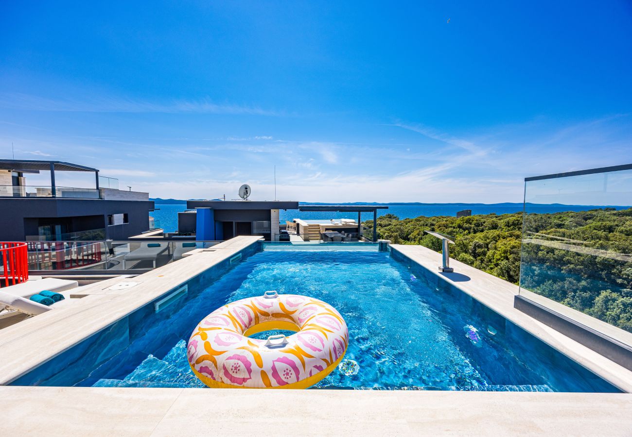 Ferienwohnung in Zadar - Das Skyview Penthouse mit Infinity Pool