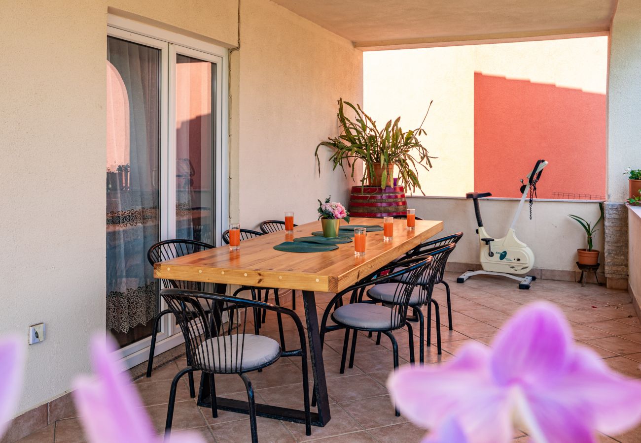 Ferienwohnung in Galižana - Apartment Vito mit Balkon