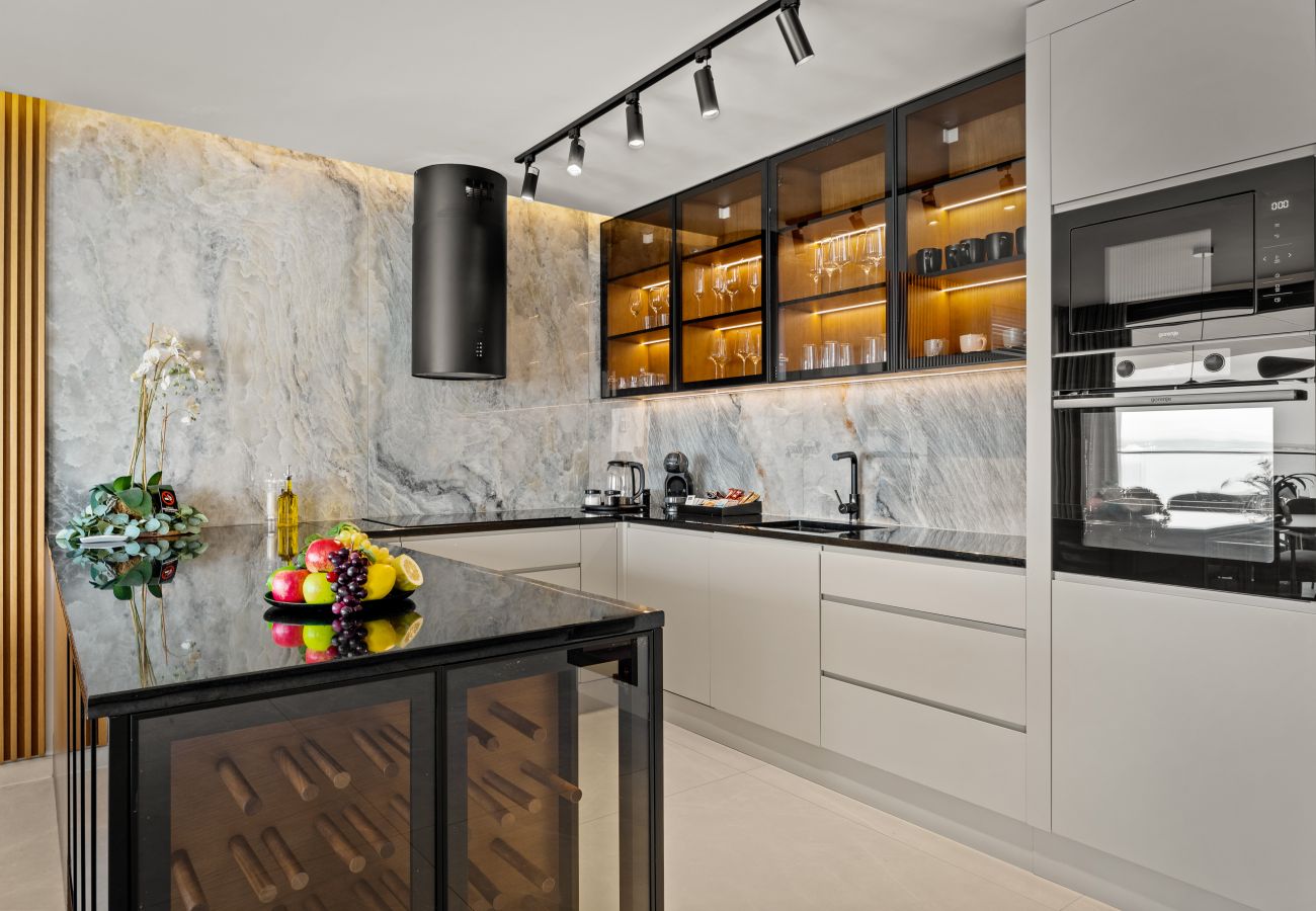 Ferienwohnung in Zadar - Amber Penthouse - Whirlpool und Meerblick