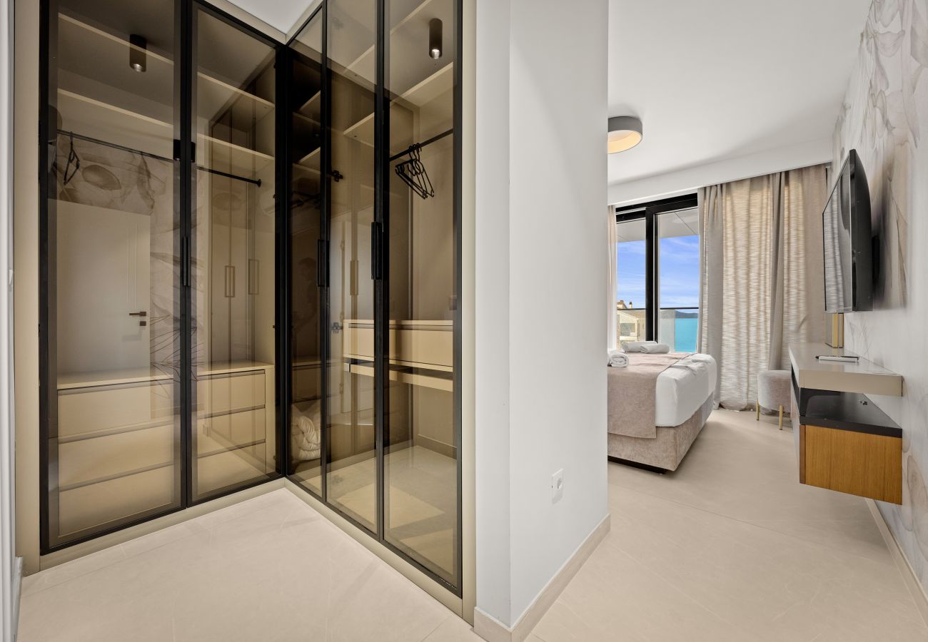 Ferienwohnung in Zadar - Amber Penthouse - Whirlpool und Meerblick