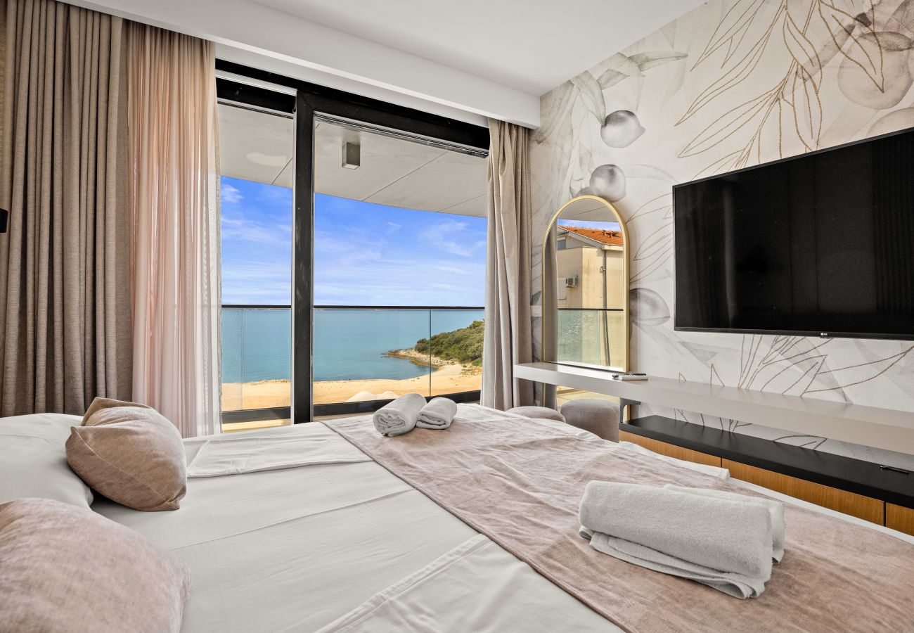 Ferienwohnung in Zadar - Amber Penthouse - Whirlpool und Meerblick