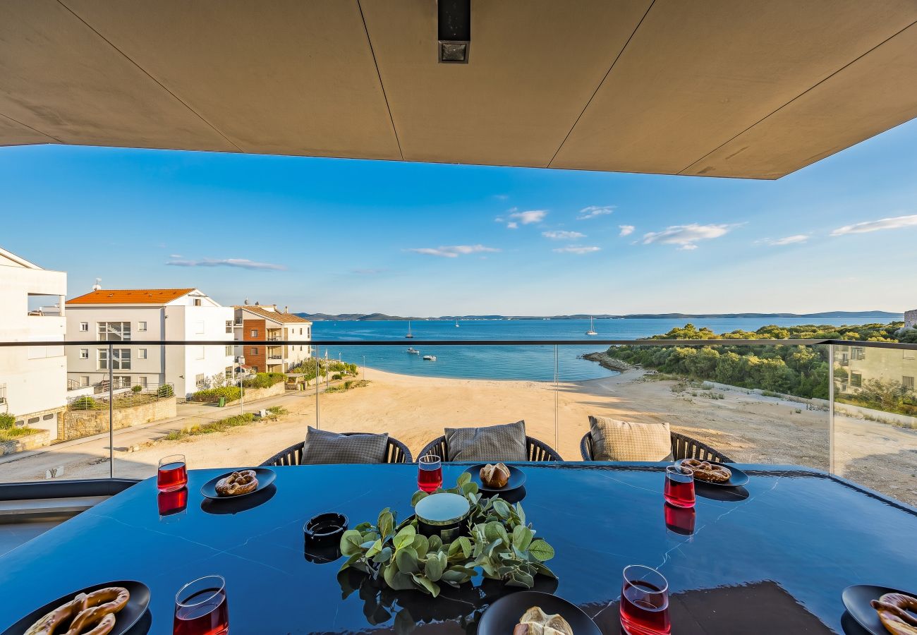 Ferienwohnung in Zadar - Amber Penthouse - Whirlpool und Meerblick