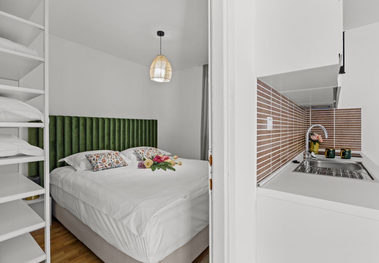 Ferienwohnung in Šibenik - Apartment A1 mit Meerblick