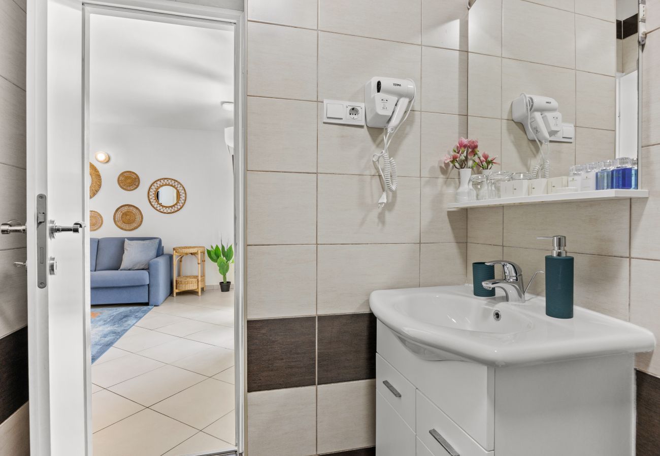 Ferienwohnung in Šibenik - Apartment A1 mit Meerblick