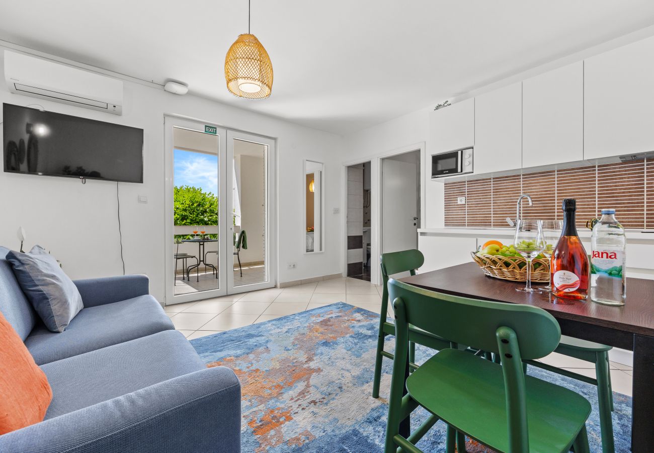 Ferienwohnung in Šibenik - Apartment A1 mit Meerblick