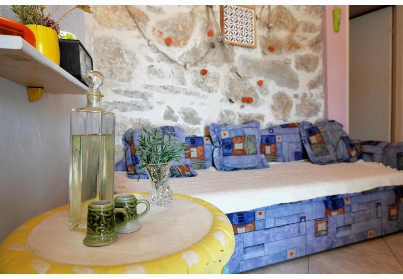 Ferienwohnung in Murter - Sunshine Apartment Blau