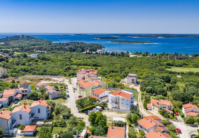 Ferienwohnung in Štinjan - Familienapartment Stinjan mit Meerblick