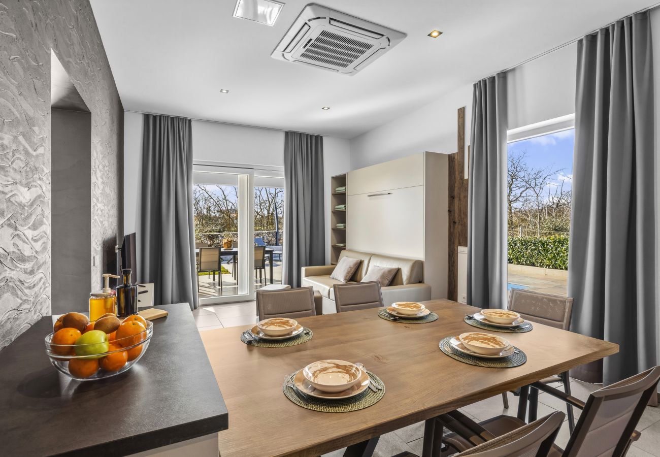 Ferienwohnung in Pomer - Oliva Serenity Apartment mit Pool 