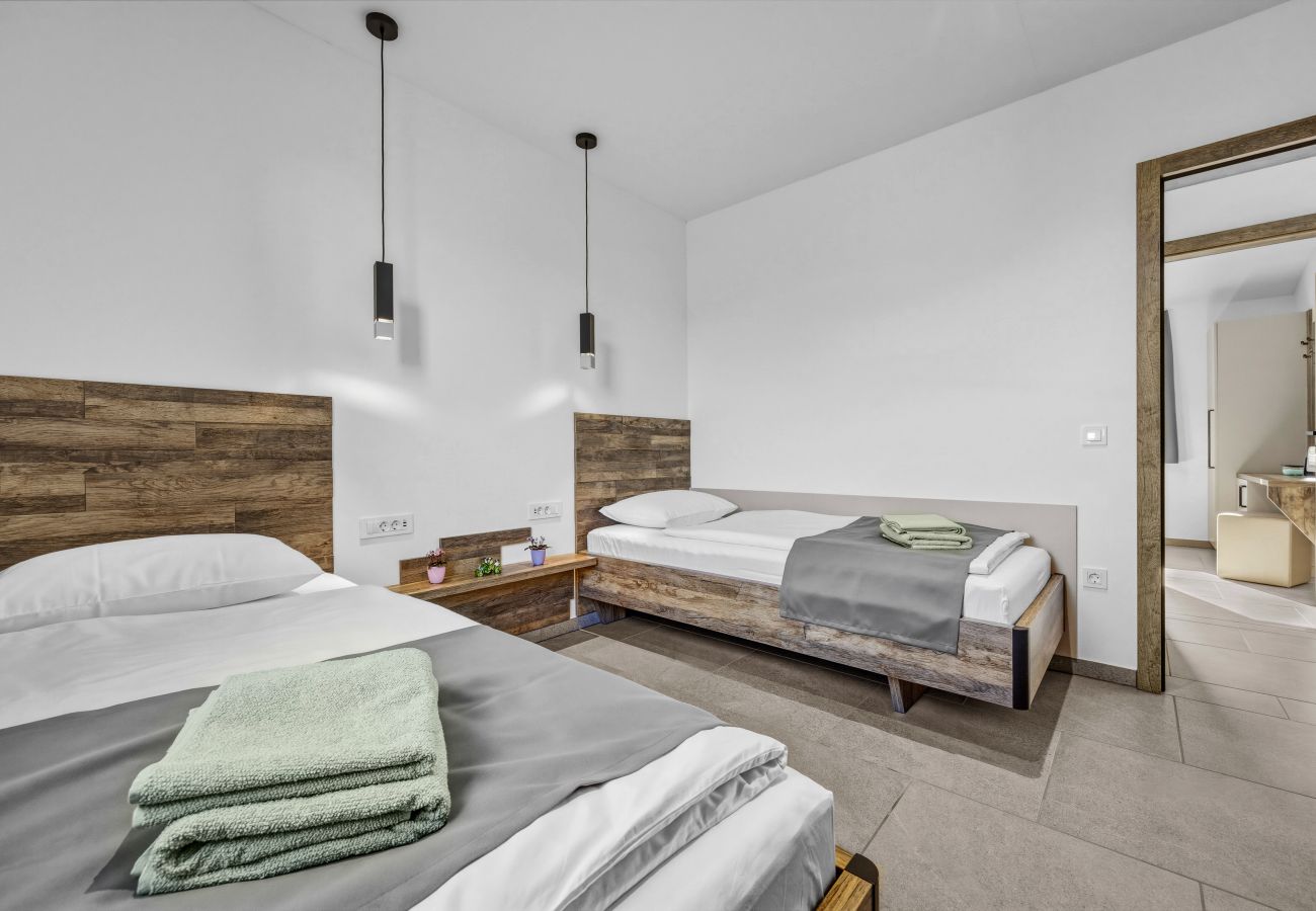 Ferienwohnung in Pomer - Oliva Serenity Apartment mit Pool 