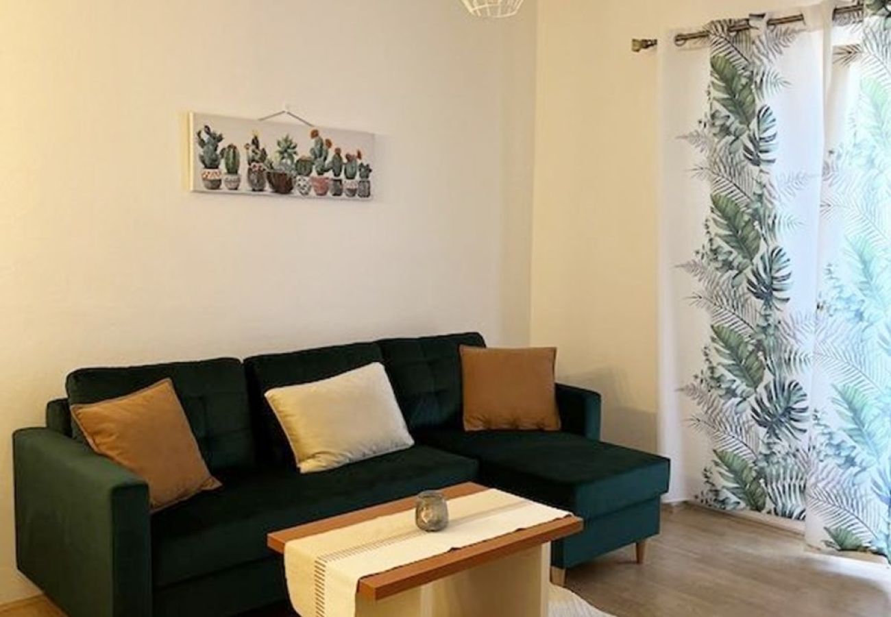 Ferienwohnung in Kampor - Petra Meerblick Apartment 2