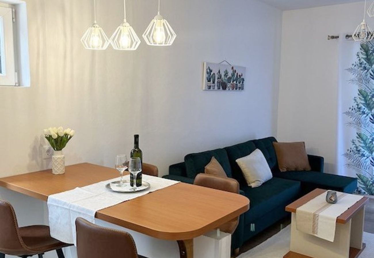 Ferienwohnung in Kampor - Petra Meerblick Apartment 2