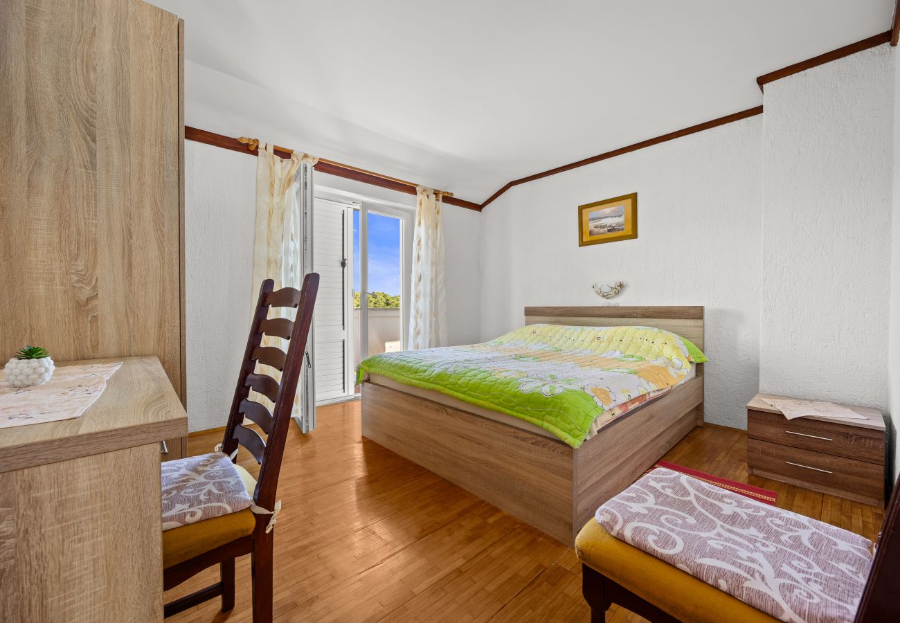 Ferienwohnung in Kampor - Petra Meerblick Apartment 3