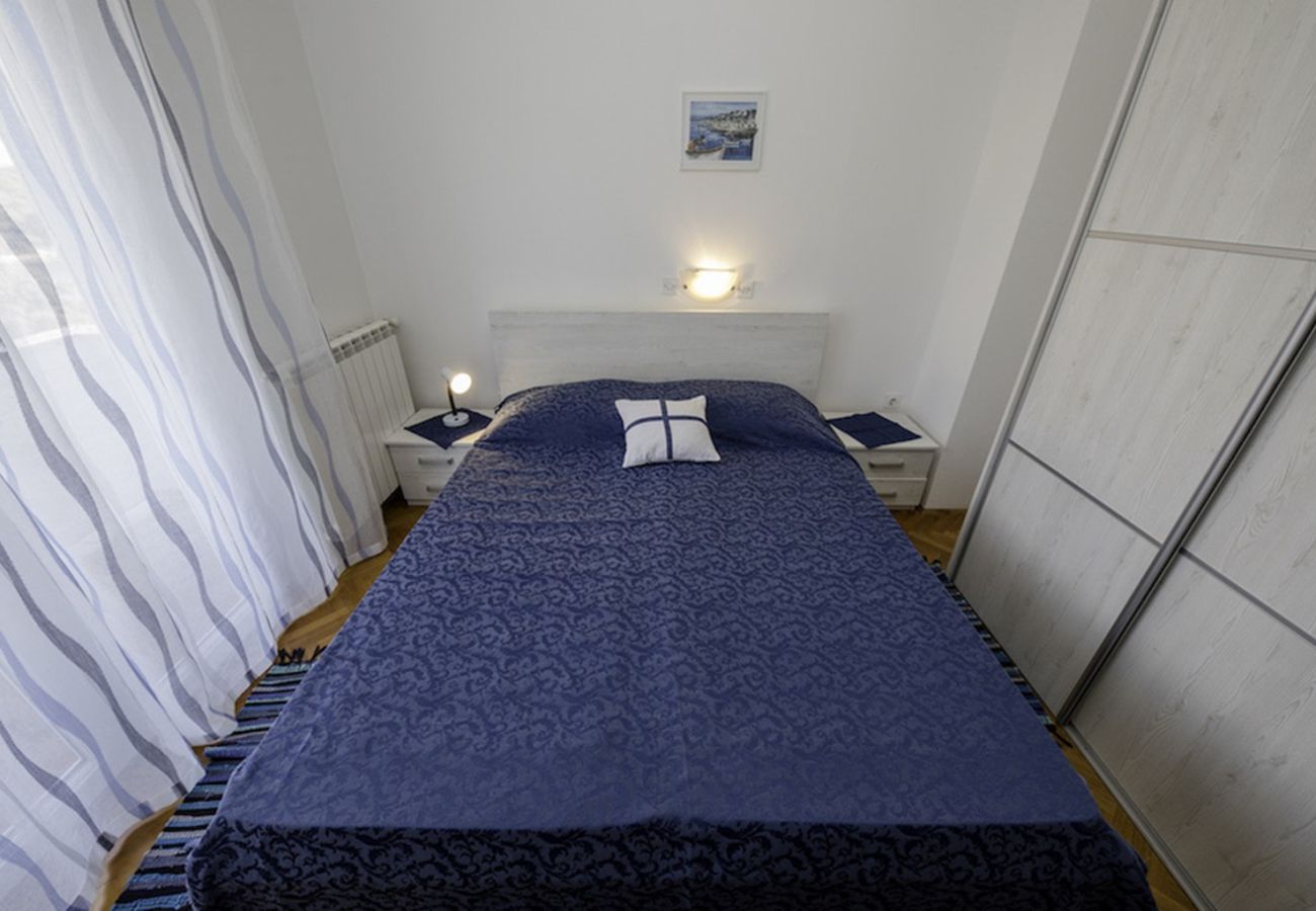 Ferienwohnung in Kampor - Petra Meerblick Apartment 4