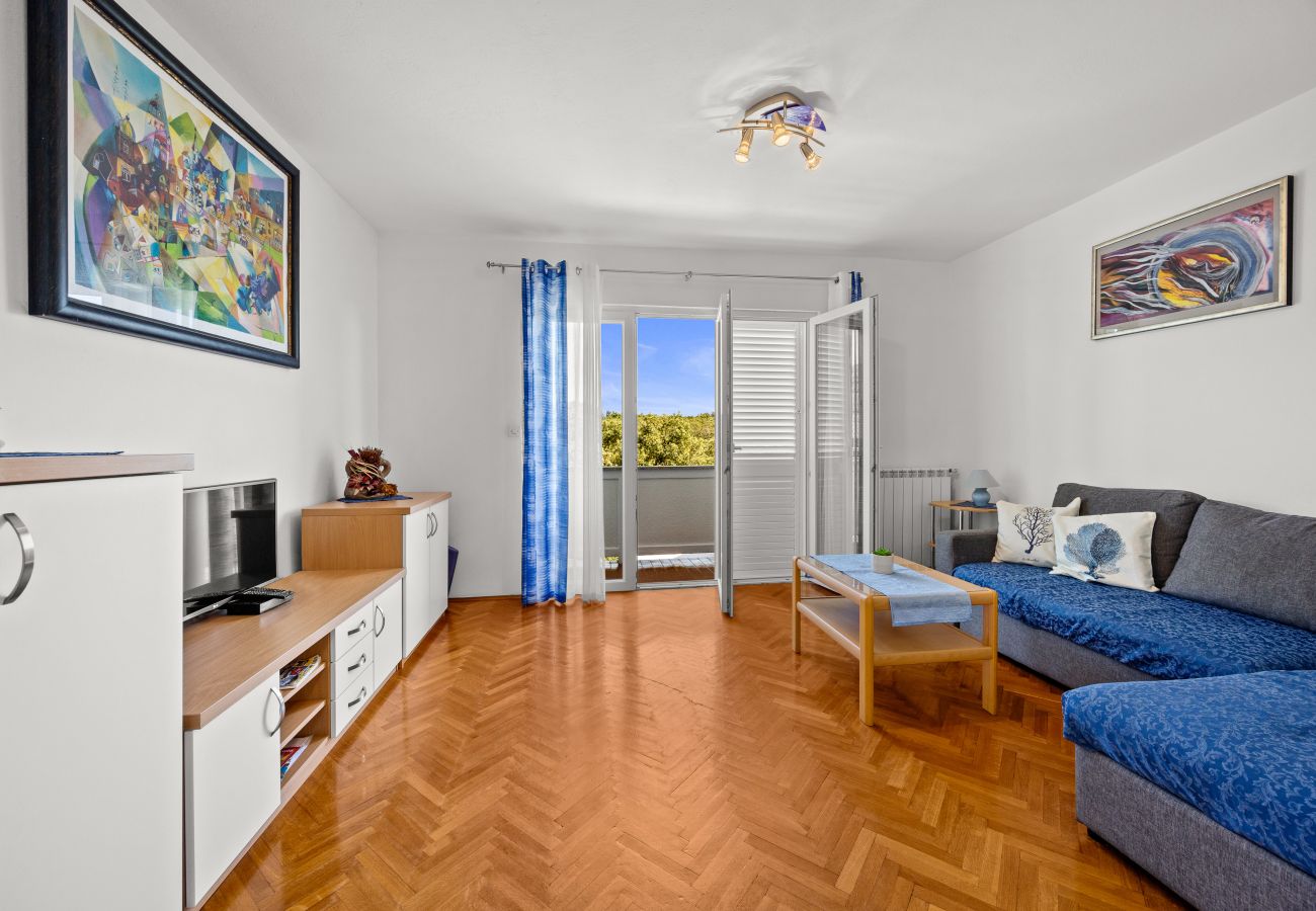 Ferienwohnung in Kampor - Petra Meerblick Apartment 4