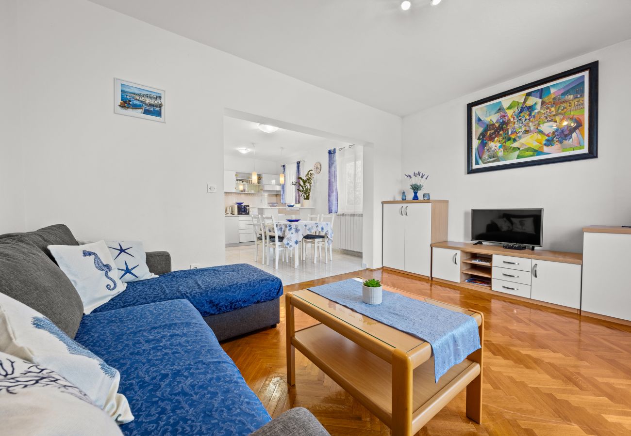 Ferienwohnung in Kampor - Petra Meerblick Apartment 4