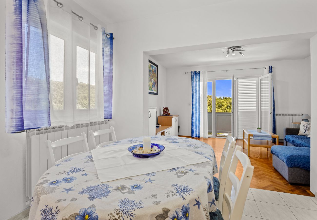Ferienwohnung in Kampor - Petra Meerblick Apartment 4
