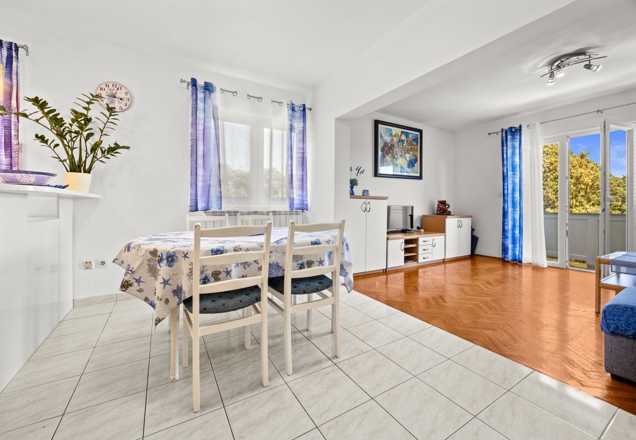 Ferienwohnung in Kampor - Petra Meerblick Apartment 4