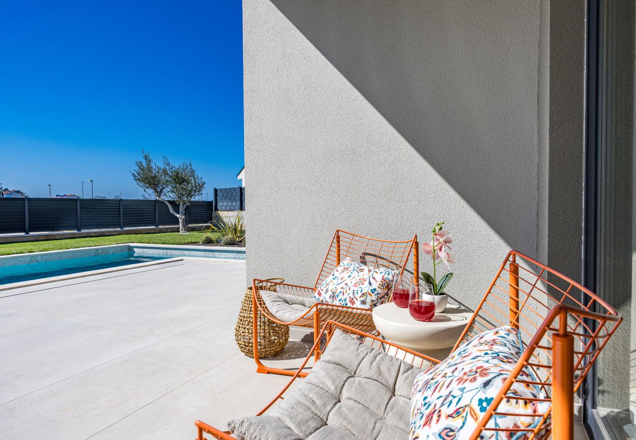 Villa in Funtana - Designer-Strandvilla Limes - Pool, Spa & Spiele