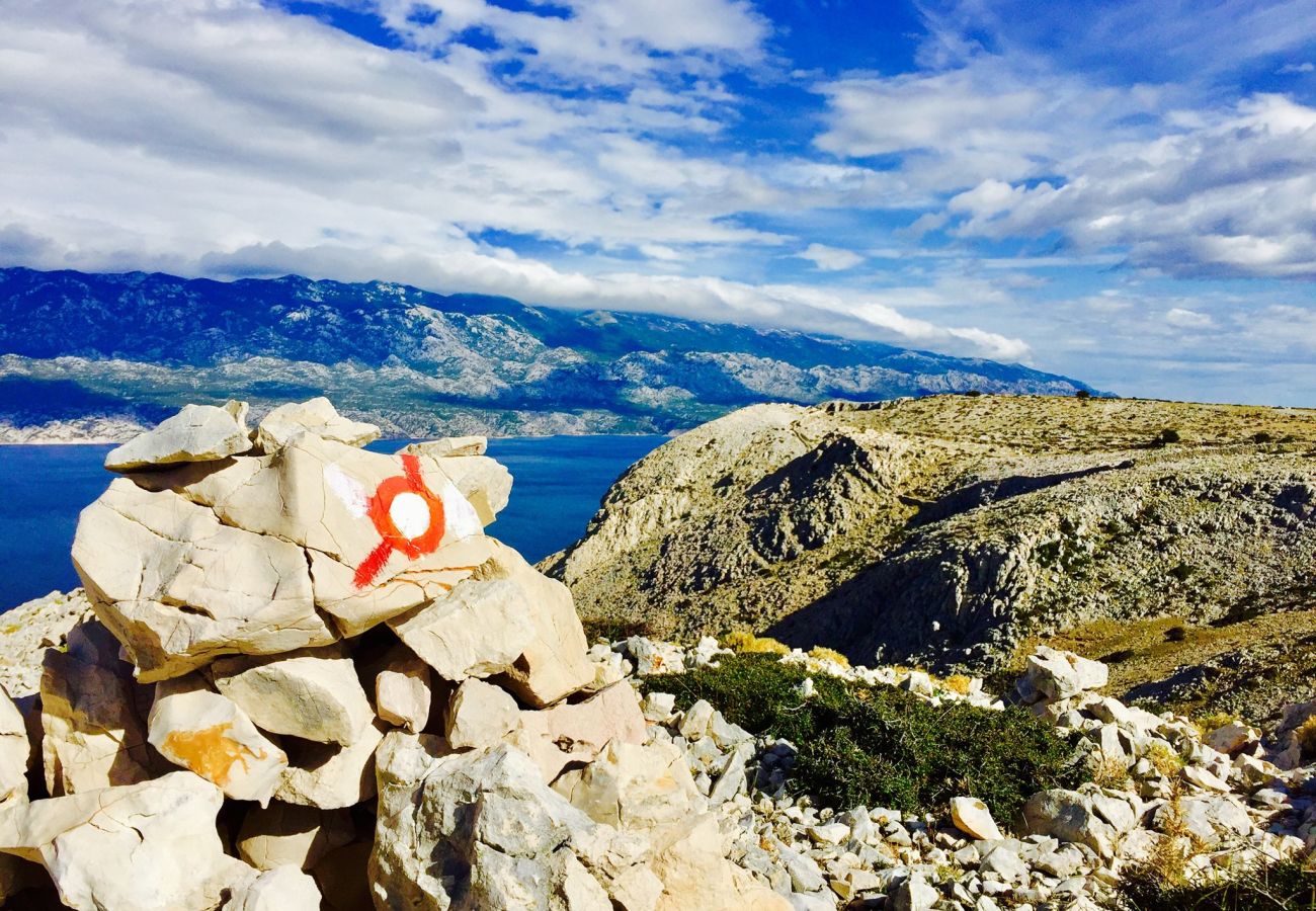 Ferienwohnung in Supetarska Draga - Apartment Nikolina 6 mit Meerblick