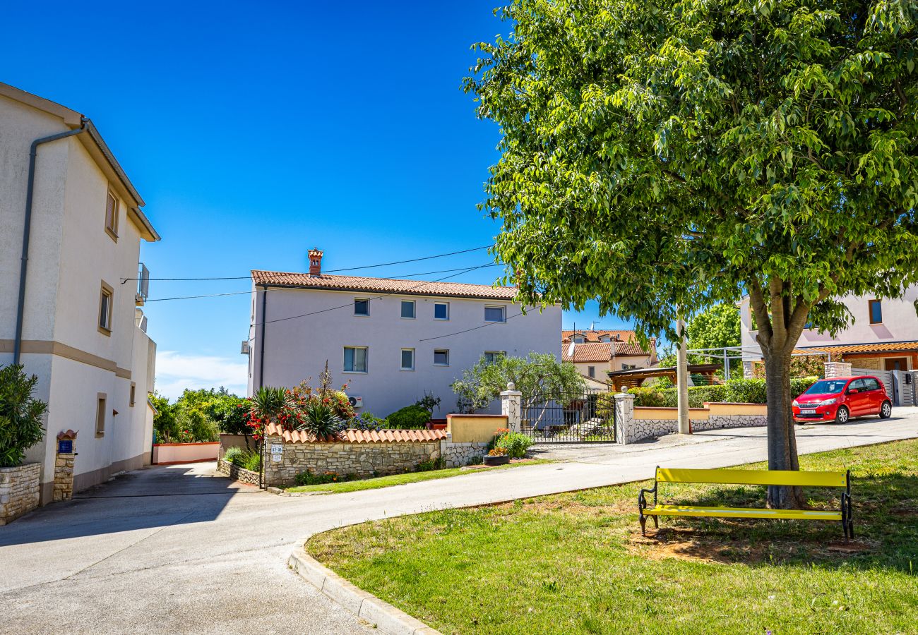 Ferienwohnung in Ližnjan - Pool-Apartment Franko 1 - Gemeinschaftspool