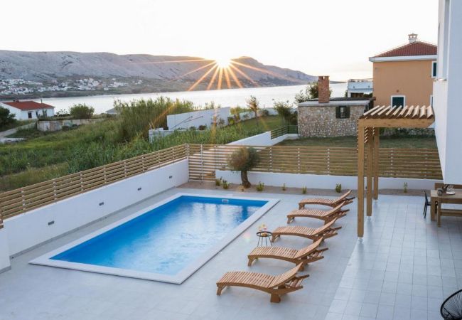 Villa in Pag - Villa Belveder II - Four bedroom house with outdoor pool Villa in Pag - Villa Belveder II - Four bedroom house with outdoor pool
