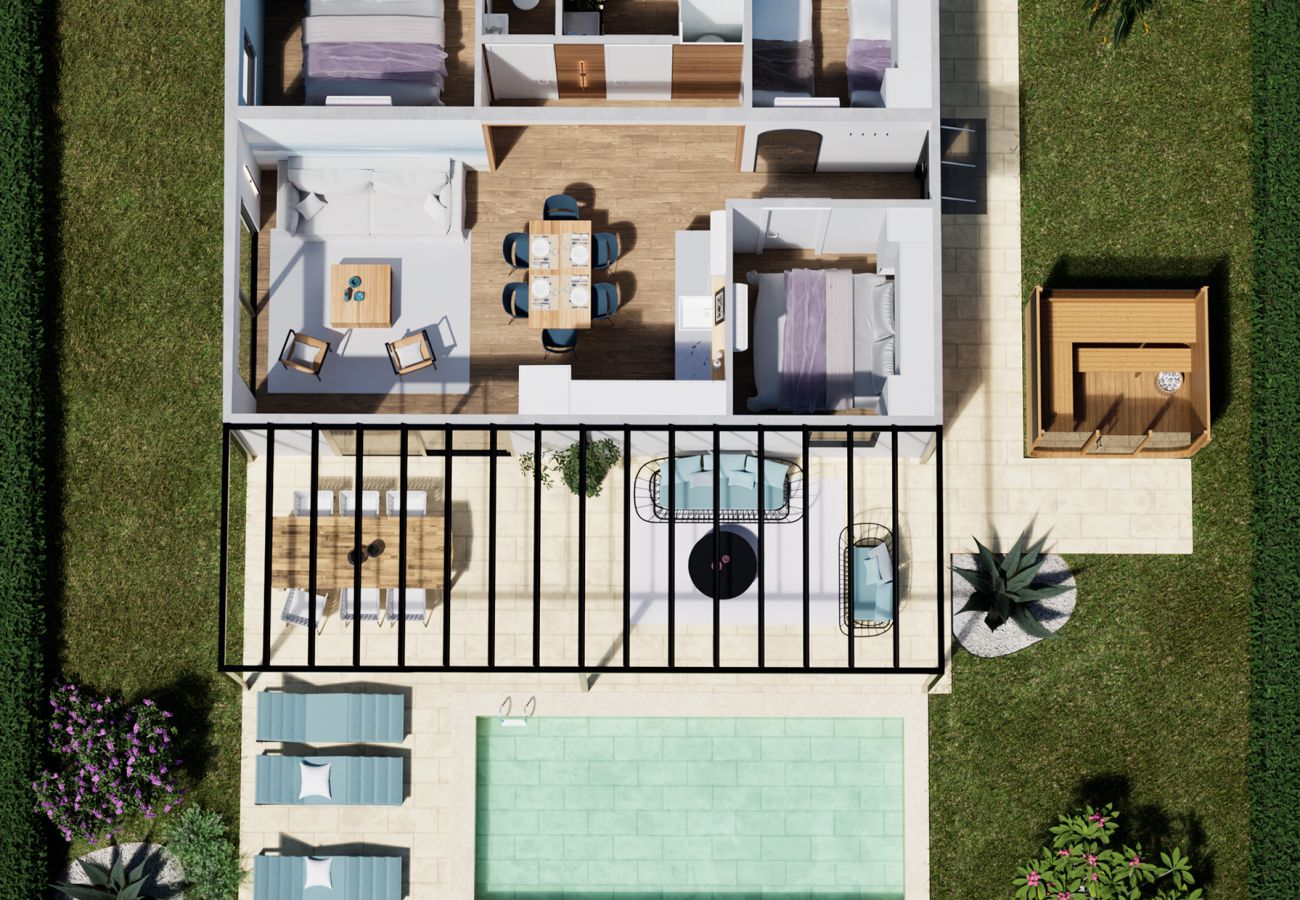 Mobile home in Šibenik - Resort Beach Villa (6+1) 