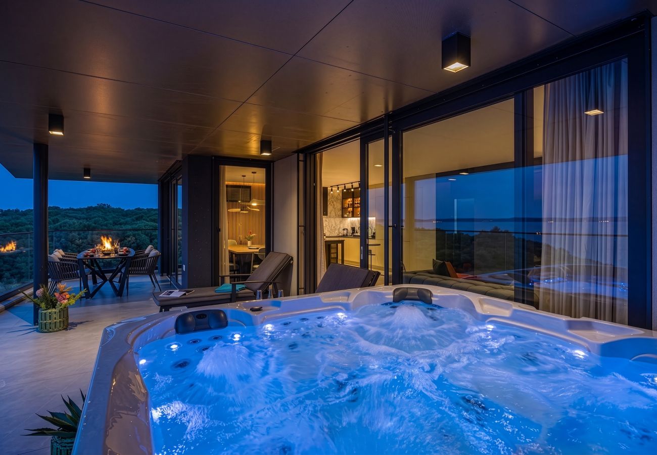 Apartment in Zadar - Amber Penthouse - Jacuzzi and Sea View
