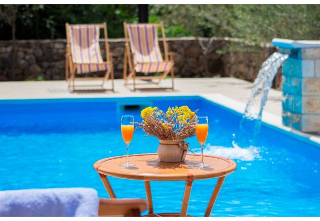 Villa in Brištane - Rural Family Escape with Pool - Villa Krka